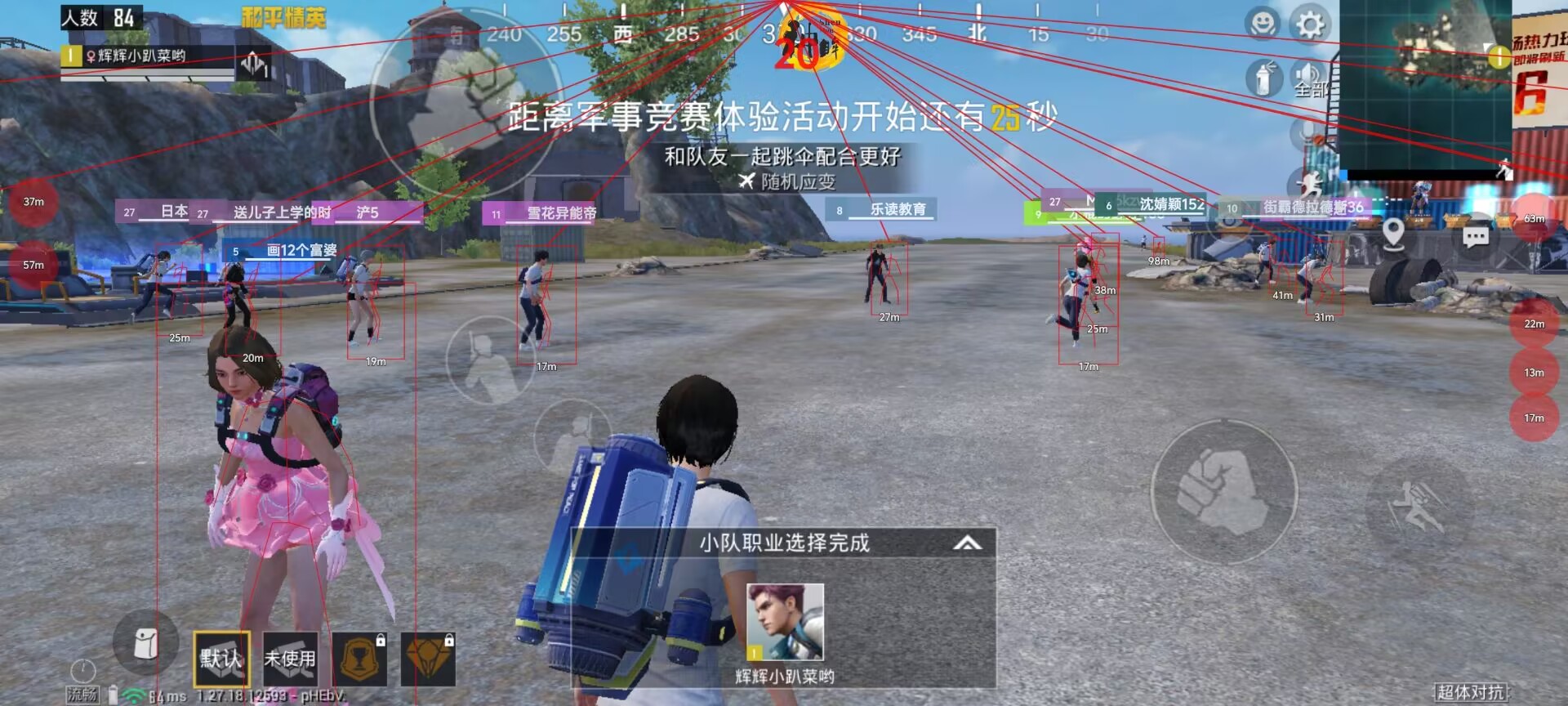 和平精英「青蛙直装」辅助，支持地铁